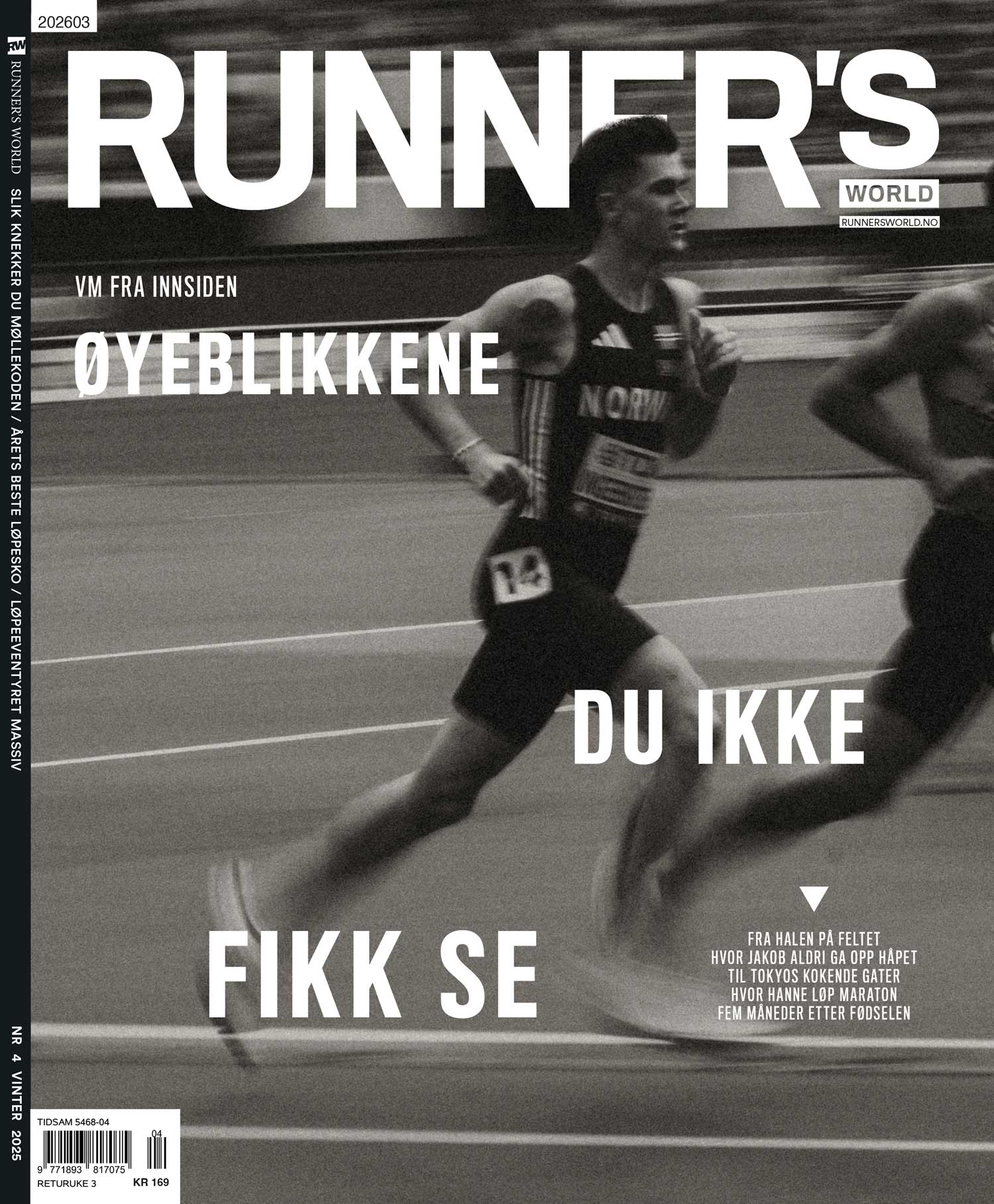 Nyeste utgave + løperefleks + 6 mnd Runner's World medlemskap
