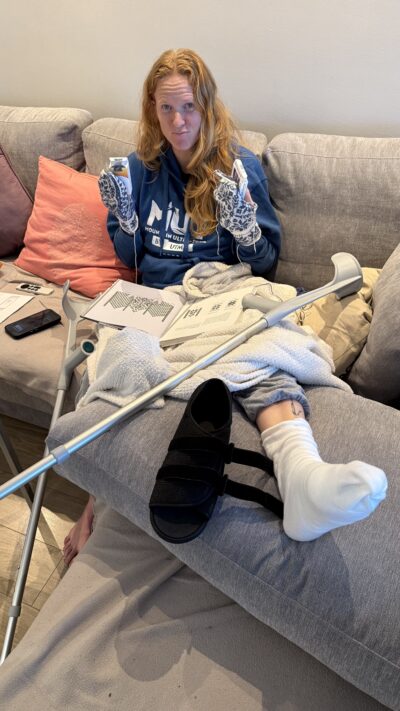 Abelone strikker votter