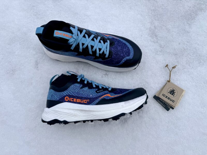 Järv Gaiter Women's BUGrip GTX — IceBlue sett fra siden og ovenfra