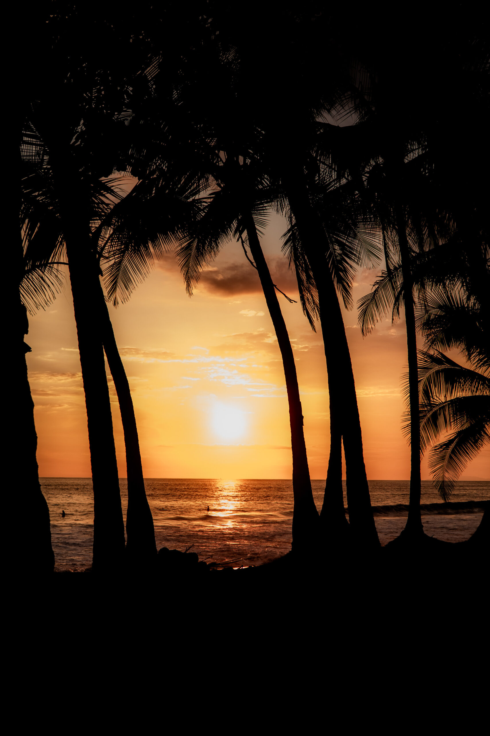 Solnedgang i Dominical